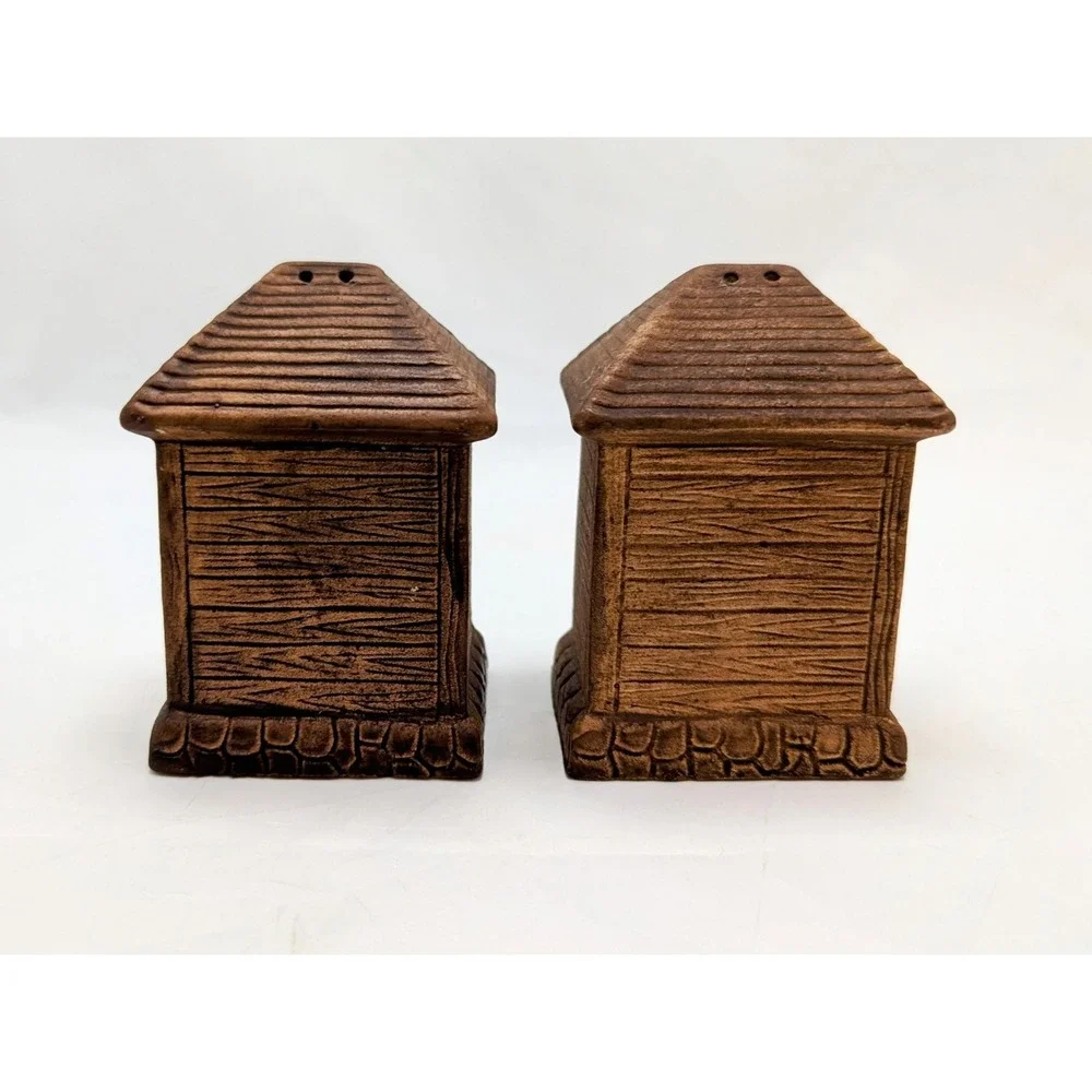 Dodge City Kansas Boot Hill Old Ft. Dodge 1864 Jail Salt & Pepper Shakers
